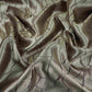 Purple With Silver Gold Zari Work Tissue Fabric CW-32593