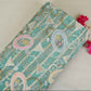 Teal Green Cutdana Premium Embroidery Tissue Fabric GTS-30042