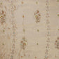 Peach Floral Cutdana embroidery Tissue Fabric WI-29023