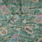 Teal Green Cutdana Premium Embroidery Tissue Fabric GTS-30042