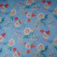 Sky Blue Floral Print Organza Fabric MT-30673