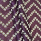 Purple sequence cutdana embroidery Organza Fabric LI-29199