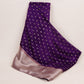 Purple Buti With Zari Border Raw Silk Fabric CW-32535