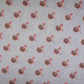 Grey Floral Print Mul Chanderi Fabric VF-30607