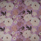 Lilac Floral Print Organza Fabric MT-30674
