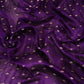 Purple Buti With Zari Border Raw Silk Fabric CW-32535