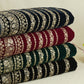 Green Zari Sequnis embroidery Velvet Fabric JD-28601