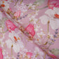 Pink Floral Print Organza Fabric MT-30681