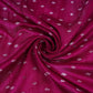 Pink Buti With Zari Border Raw Silk Fabric CW-32532