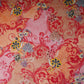 Pink With Multicolor Floral Print Mul Chanderi Fabric VF-30608