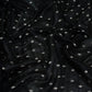 Black Buti With Zari Border Raw Silk Fabric CW-32531