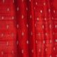 Red Buti With Zari Border Raw Silk Fabric CW-32533