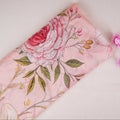 Blush Pink Floral Print Organza Fabric MT-30677