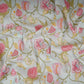 Light Blue Chintz Floral Print Mul Chanderi Fabric GTS-30506