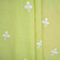 Light Green Floral Embroidery South Cotton Fabric ZA-30594