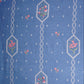 Sky Blue Floral Embroidery Denim Schiffli Fabric AF-30931