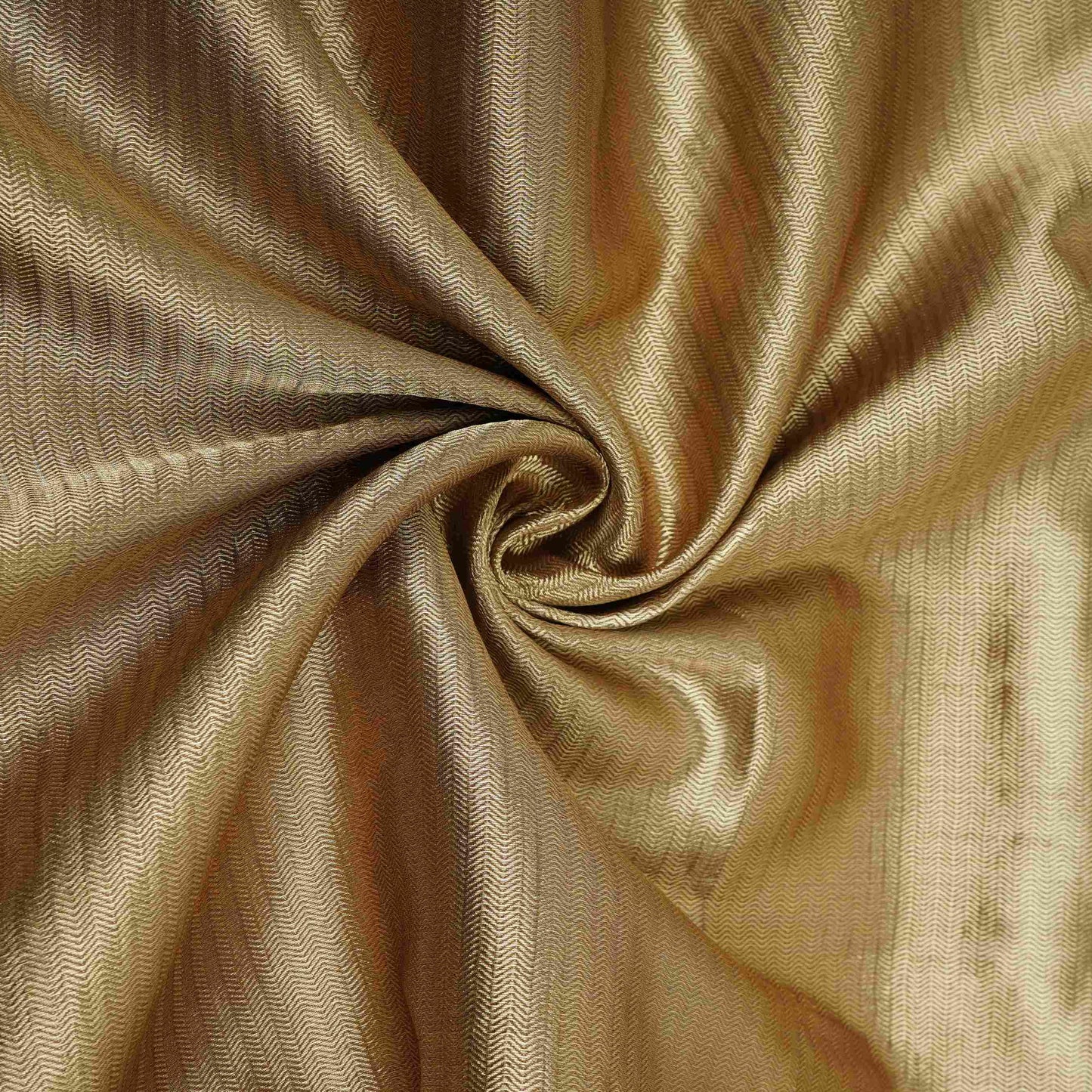 Light Bronze Chevron Weave Tissue Fabric CW-32530