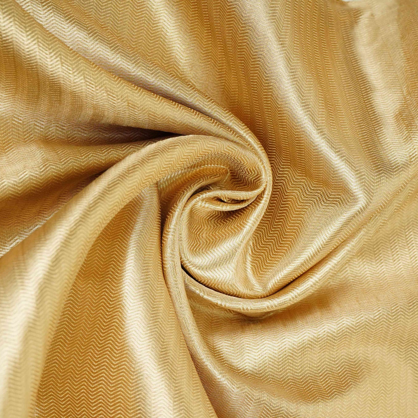 Light Gold Chevron Weave Tissue Fabric CW-32527
