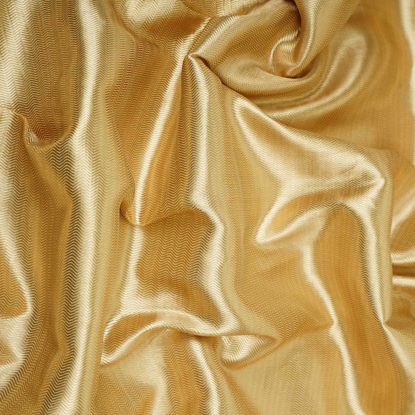 Light Gold Chevron Weave Tissue Fabric CW-32527