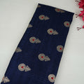 Blue Floral Buta Meena Zari Brocade Fabric HMS-35020