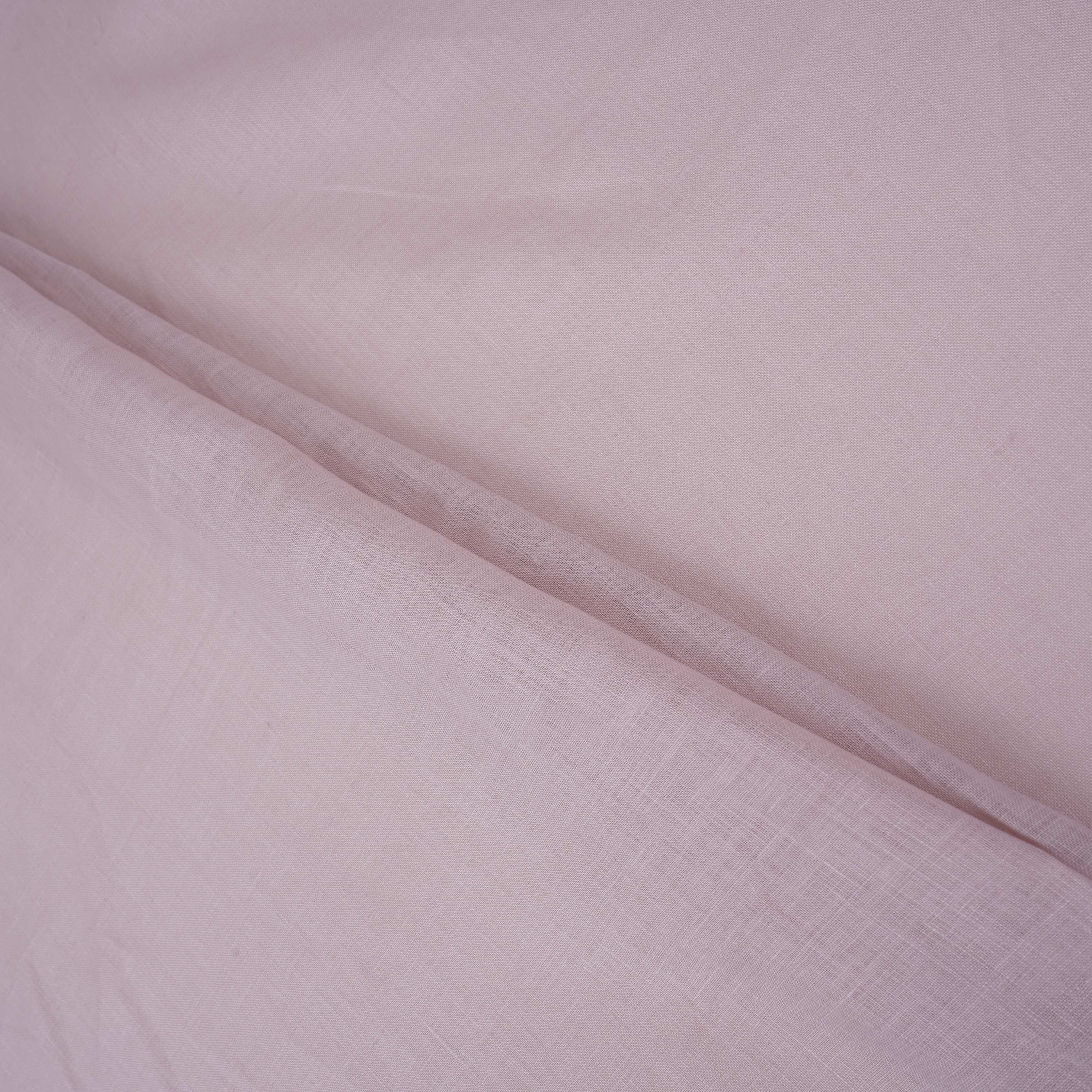 Light Pink Solid Pure Linen 60 Lea Fabric UT-30487 - TradeUNO