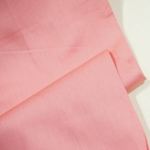 Coral Pink Solid Cotton Satin Fabric 7409