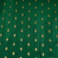 Green With Golden Buti Raw Silk Fabric CW-32518