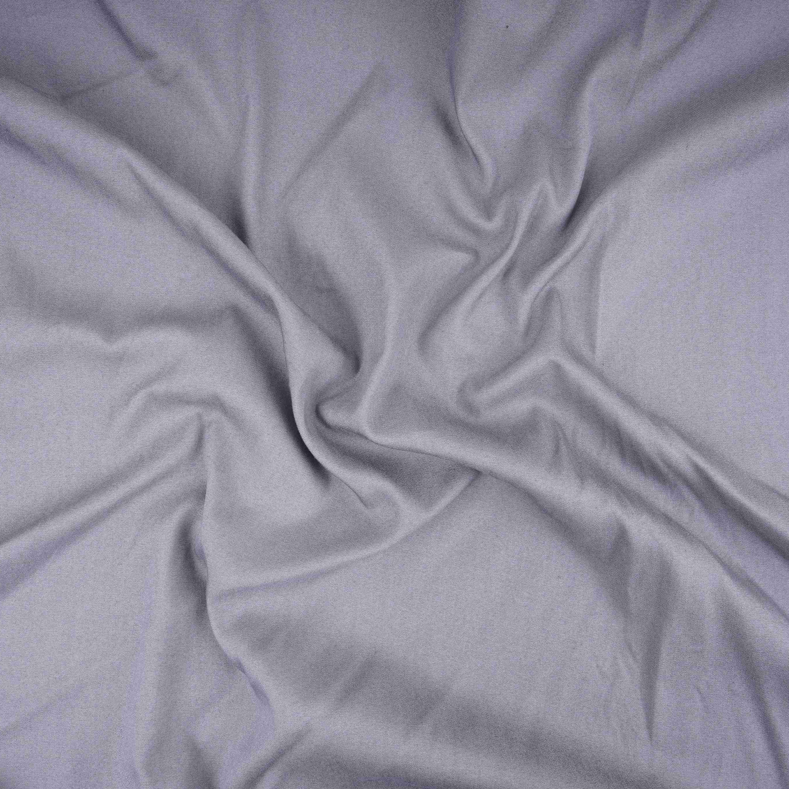 Light Grey Solid Thin Denim Fabric PDM-30578 - TradeUNO