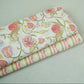 Off White Chintz Floral Print Mul Chanderi Fabric GTS-30504