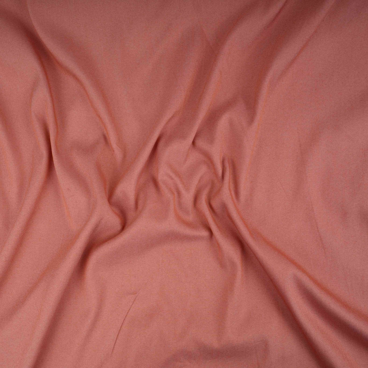 Peach Solid Thin Denim Fabric PDM-30574