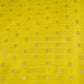 Yellow With Golden Buti Raw Silk Fabric CW-32515