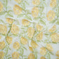 Cream Floral Embroidery Pure Cotton Fabric MJF-30669