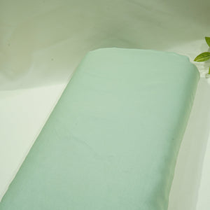 Sage Green Solid Bemberg Silk Fabric KC-15493