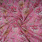 Pink Floral Print Cotton Linen Fabric RT-30959