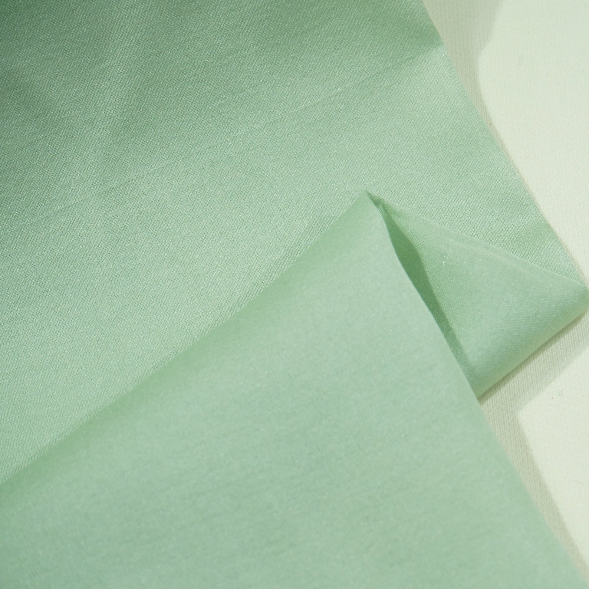 Sage Green Solid Bemberg Silk Fabric KC-15493