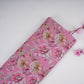 Pink Floral Print Cotton Linen Fabric RT-30959