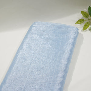 Sky Blue Solid Shimmer Organza Shimmer Fabric CF-13267