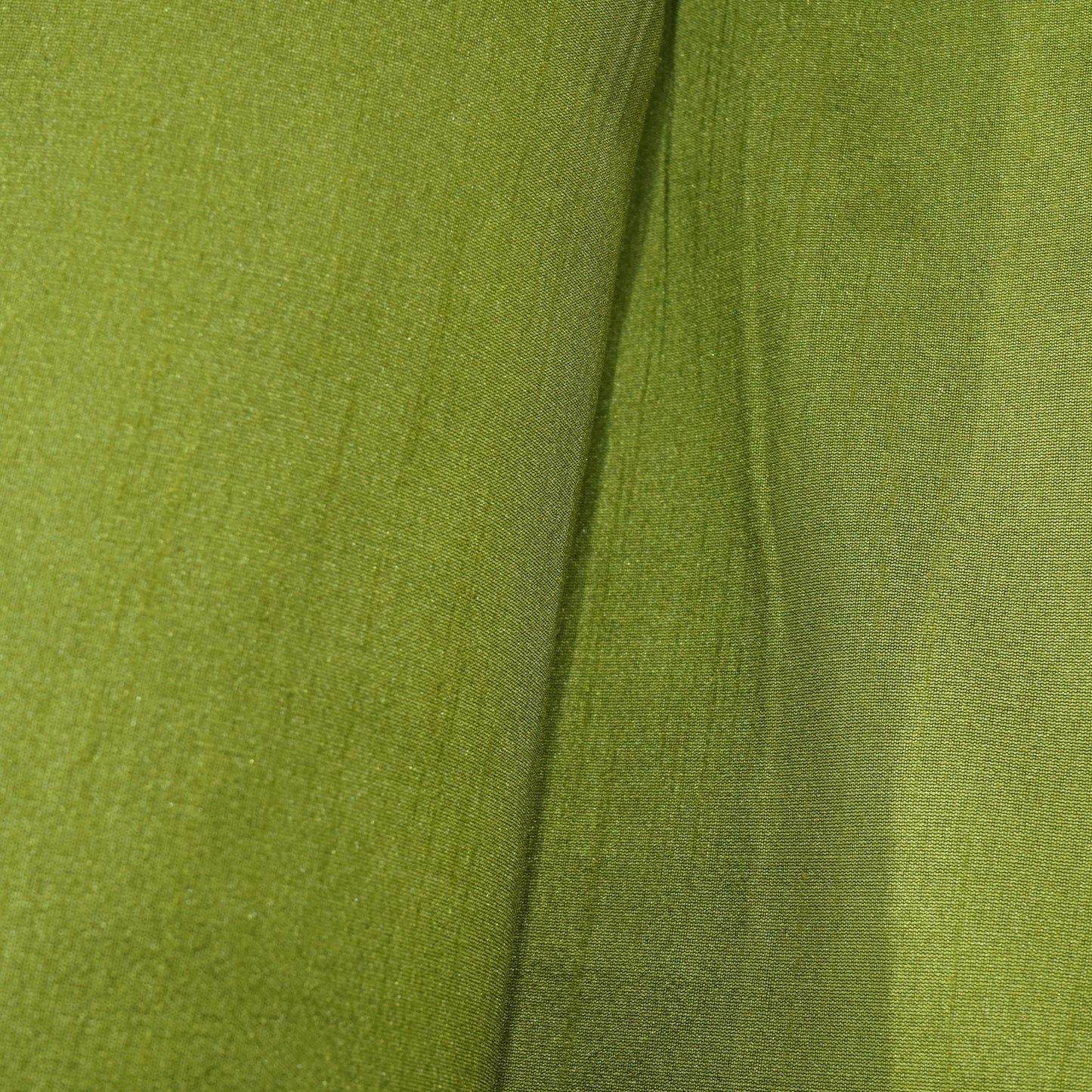 Olive Green Dupian Silk Fabric KRE-15599