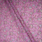 Dusty Mauve Floral Print Cotton Linen Fabric RT-30957