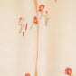 Off White Pichwai With Border Chiniya Silk Fabric CW-32578