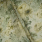 Olive Green Floral Print Cotton Linen Fabric RT-30973