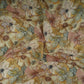 Cream Floral Print Cotton Linen Fabric RT-30972