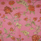Pink Floral Cutdana Embroidery Organza Fabric VF-30625