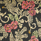 Black Batik Print Modal Satin Fabric