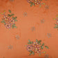 Peach Floral Cutdana Embroidery Organza Fabric VF-30624