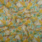 Mustard Yellow Floral Print Cotton Linen Fabric RT-30971