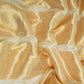 Off White Dyeable Golden Zari Weave Chiniya Silk Fabric CW-32587