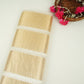 Off White Dyeable Golden Zari Weave Chiniya Silk Fabric CW-32587