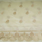 Off White Dyeable Floral Buta Chiniya Silk Fabric CW-32588