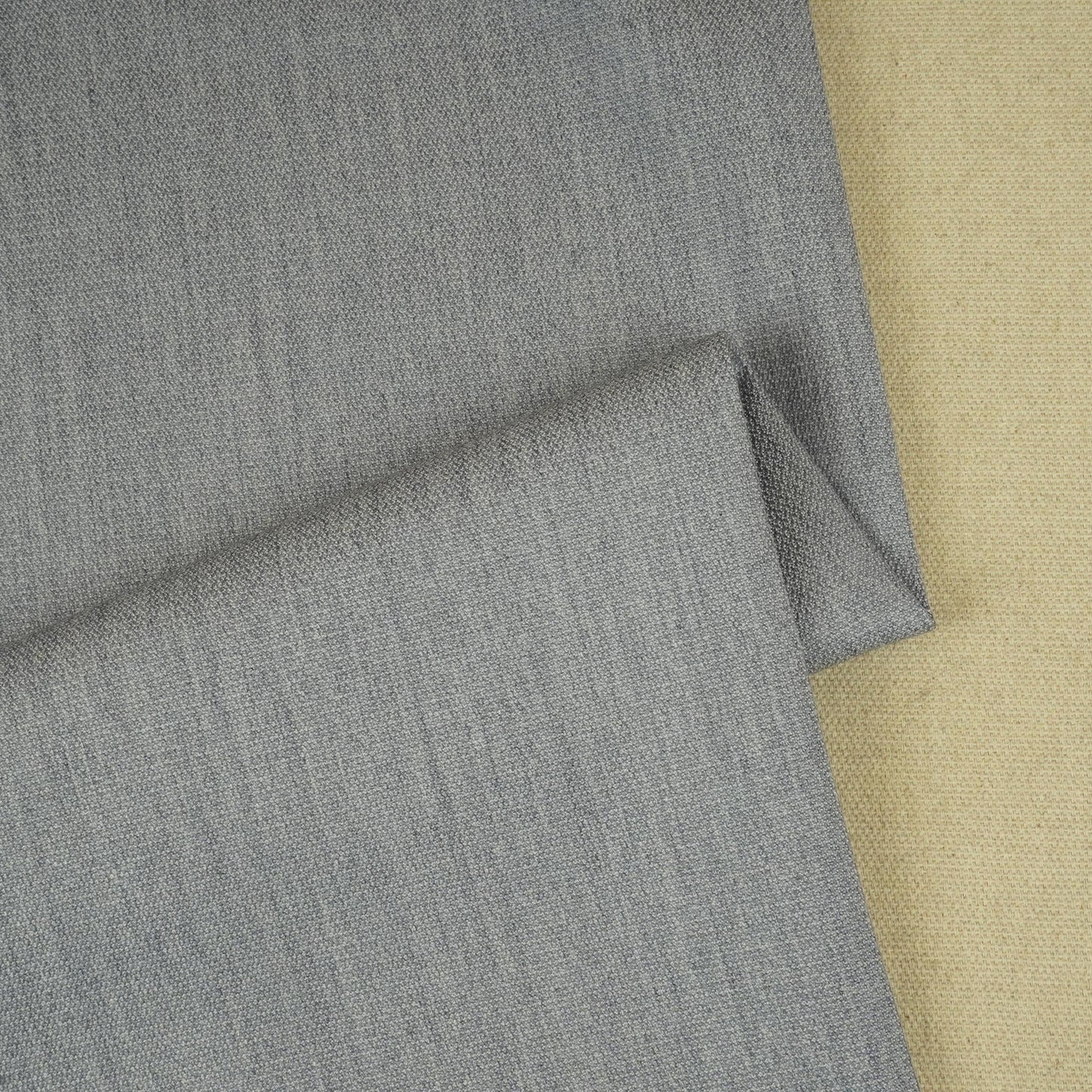 Grey Solid Suiting Fabric MF-29423